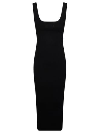 Entire studios Square Neck Form Fitting Midi Dress
