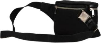 Saint Laurent Pre-owned Belt Bags, male, Black, Size: ONE SIZE Pre-owned Canvas Fanny Pack