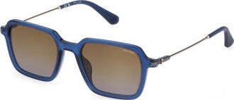Police Mens SPLL10 52 520892 Sunglasses - Blue - One Size