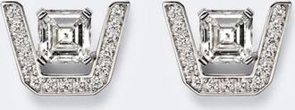 Bucherer Skyline 18kt white gold earrings with diamonds