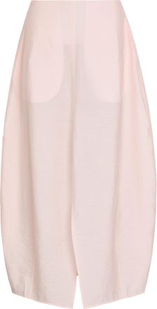 Toteme Crinkled Silk-blend Maxi Skirt - Light Pink - 40 (UK12 / M)