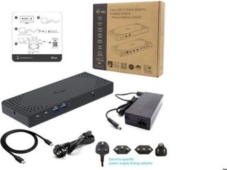 OEM Estaci&oacute;n De Acoplamiento Usb-c - I-tec - Triple Display Ds - 3 Monitores 4k - 100w - Negro