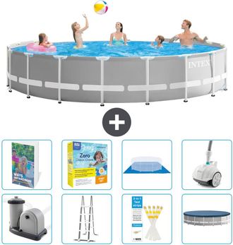 Intex Piscina Prism Frame Redonda - 549x122 Cm - 9-piezas S544