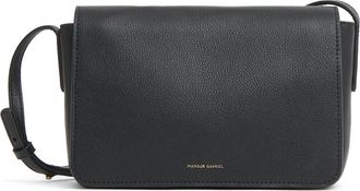 Mansur Gavriel Clio Leather Shoulder Bag in Black at Nordstrom