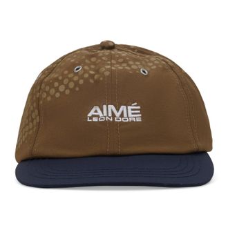 Aim&eacute; Leon Dore Brown New Balance Nylon Cap