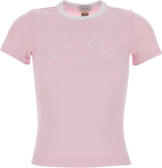 Patou Pink Cotton T Shirt