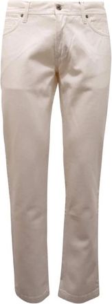 Dolce & Gabbana Stijlvolle strakke broek - Heren - Regular Fit Jeans - Wit - W30 - Jeans
