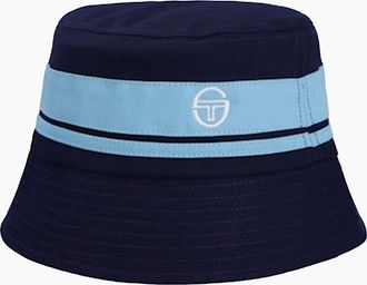 Sergio Tacchini Mens Sergio Tacchini Newsford Bucket Hat Maritime Blue/Baltic Sea - Navy - Size: ONE size