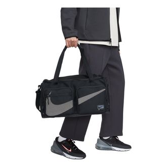 Nike Utility Power 2.0 Duffel Bag 31L Black Dark Smoke Grey HF0654-010