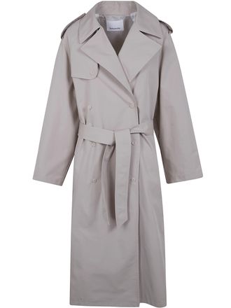 Frankie Shop Riva Cotton Trench Coat