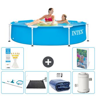 Intex Piscina Con Estructura Redonda - 244x51 Cm - 7-piezas S61