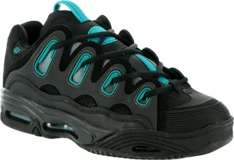 Osiris Mens Osiris D3 2001 Black Teal 1141-2777