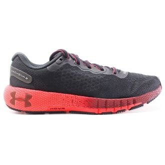 Under Armour HOVR Machina 2 CLRSHFT Synthetic Textile Womens Low Top Trainers - Black Red - Size:UK 6.5