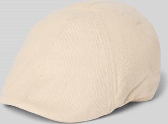 Müller Headwear Schiebermütze aus Baumwoll-Leinen-Mix in Beige, Größe L