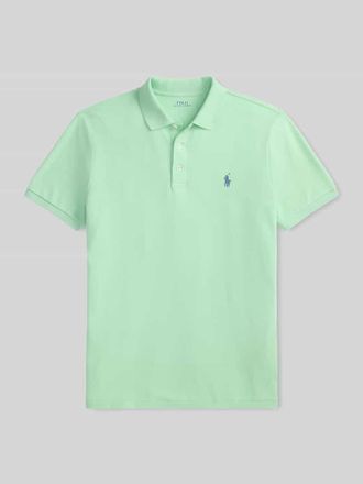 Polo Ralph Lauren Slim Fit Poloshirt aus Baumwoll-Mix in Mint, Gr&ouml;&szlig;e XXL