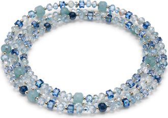 Panacea Set of 3 Beaded Stretch Bracelets in Blue at Nordstrom Rack