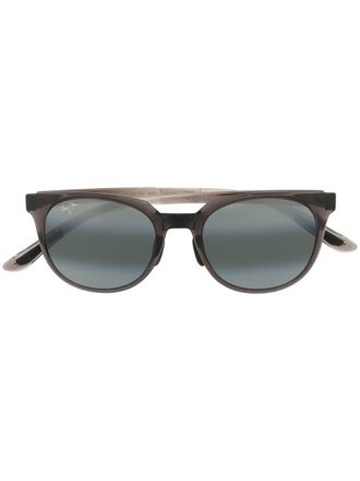 Maui Jim Zonnebril met rond montuur - Bruin