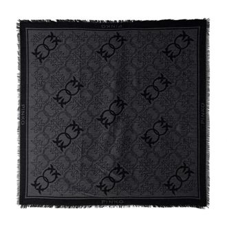 Pinko Polonia Scarf - - Accessories - Donna - Nero - ONE SIZE