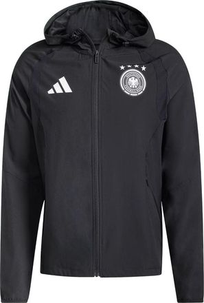 adidas Germany Tiro Travel Full Zip Windbreaker Black JZ9326