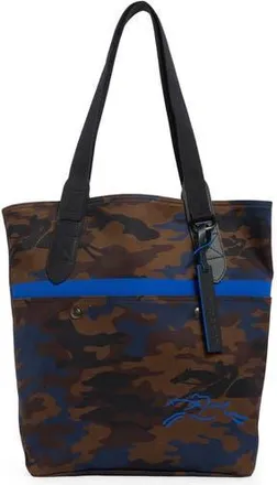 Longchamp Camo Twill Tote in Navy at Nordstrom Rack
