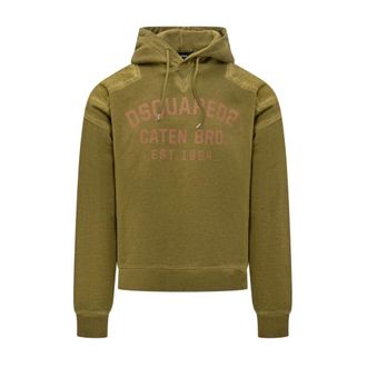 Dsquared2 Heren, Sweatshirts & Hoodies, Bruin, Maat: M