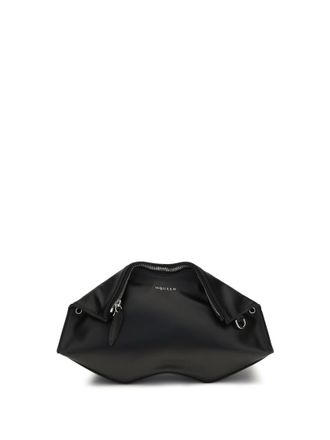 Alexander McQueen Black Manta Clutch