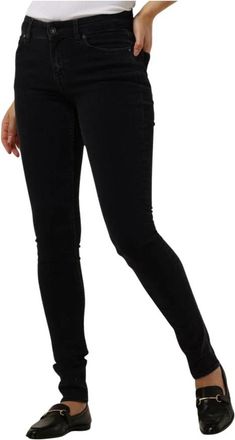 Tiger Of Sweden Zwarte Skinny Jeans - Dames - Skinny Jeans - Zwart - W27 L32 - Katoen - Jeans