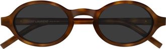 Saint Laurent M161 Zonnebril - unisex - Zonnebrillen - Bruin - 48 MM - Accessoires