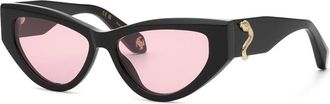 Roberto Cavalli SRC184 700Y Mens Sunglasses Black Size 55