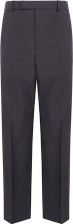 Jil Sander Kostuumbroek - Heren - Nette broeken - Bruin - L - Leer - Broeken