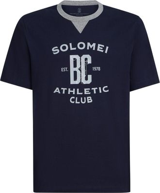 Brunello Cucinelli Logo Cotton T-Shirt-Uomo