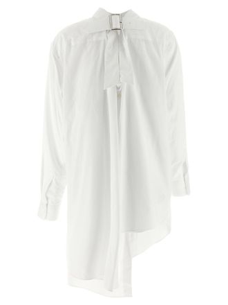 Comme Des Gar&ccedil;ons Asymmetric Hem Shirt - White
