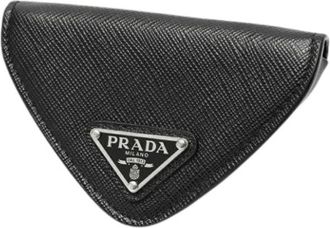 Prada Pre-owned Wallets, male, Black, Size: ONE SIZE Pre-owned Vintage Coin Case