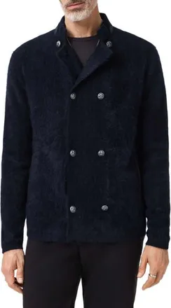 John Varvatos Andrano Cashmere Jacket in Midnight at Nordstrom, Size Medium