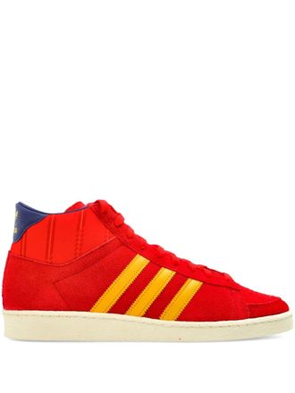 adidas JABBAR stripes high-top trainers - Red