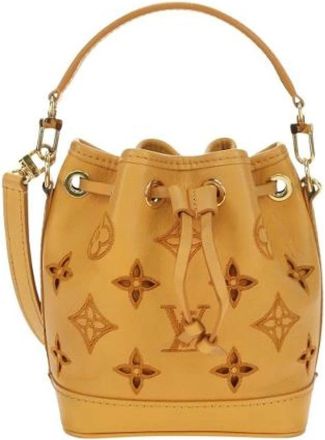 Louis Vuitton Pre-owned Noe NM Handbag - Dames - Vintage Tas - Geel - ONE Size - Leer - Vintage