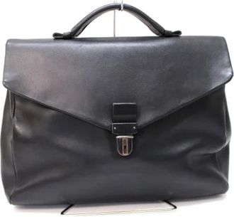 Bottega Veneta Tweedehands leren handtassen - Heren - Vintage Handtas - Zwart - ONE Size - Leer - Vintage