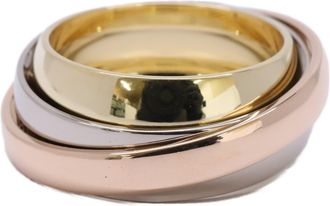 Cartier Pink Gold White Gold Yellow Gold Yellow Gold (18K) Pink Gold (18K) White Gold (18K) Band Ring (Pre-Owned)