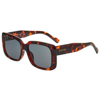 Bertha Sunglasses Wendy Polarized Sunglasses in Tortoise/black at Nordstrom