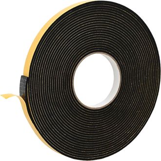 vidaXL Cinta De Espuma Autoadhesiva 10 Uds. Negro 10mm X 10m Espuma Cr Vidaxl