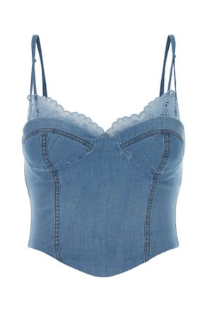 Ermanno Scervino Denim Bodice