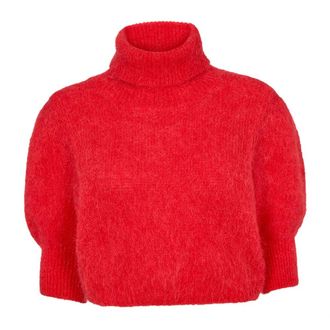 Americandreams Piro Pullover - Dames - Coltruien - Rood - M - Wol - Truien & Vesten