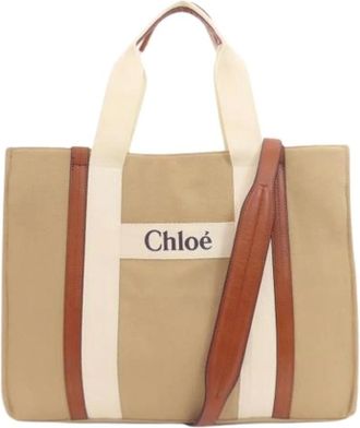 Chlo&eacute; Pre-owned Tote Bags, female, Brown, Size: ONE SIZE Pre-owned Tote Bag