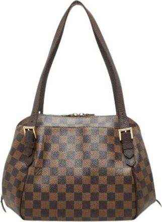 Louis Vuitton Borsa Tote Pre-owned Belem MM Damier - - Pre-owned - Donna - Marrone - ONE SIZE