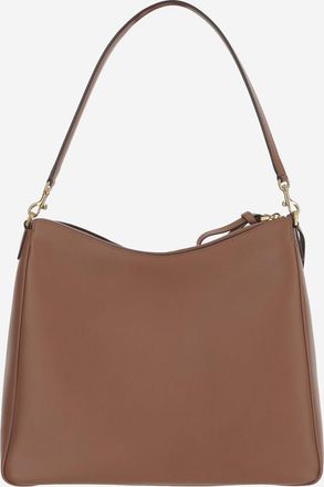 Balenciaga Womens Leather Shoulder Bag Brown