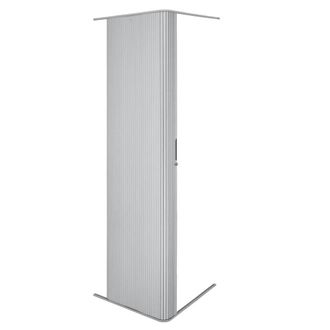 MonsterShop Tambour Shower Door - Silver