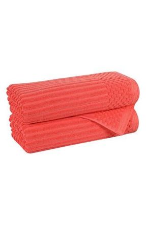 Superior 2-Pack Bath Towel Set in Coral at Nordstrom Rack