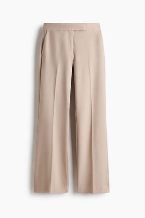 H&M Ausgestellte Hose - Hellbeige