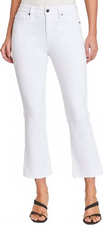 Pistola Denim Womens Lennon High Rise Cropped Bootcut Jeans In Blank Slate