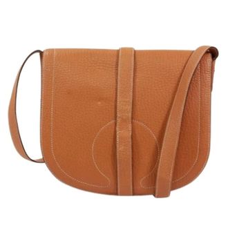 Herm&egrave;s Pre-owned Vintage Shoulder Bag - Dames - Pre-owned - Bruin - Maat: ONE Size Leer